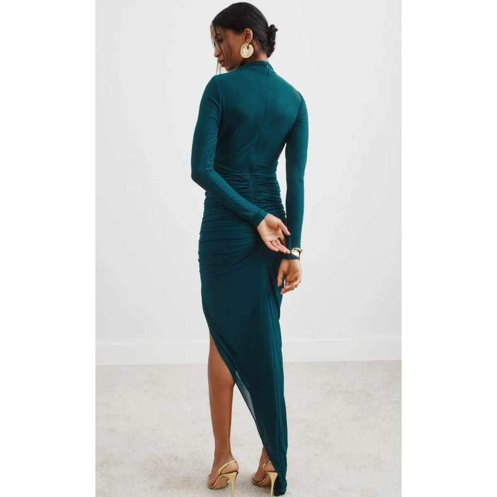 Ronny Kobo Sera Wrap Dress Size L - Picture 3 of 9